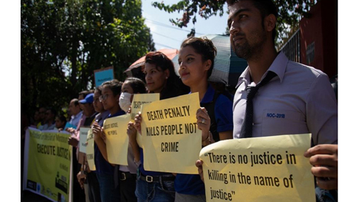Rights groups in Nepal protest Sri Lankan Presidents decision on death penalty