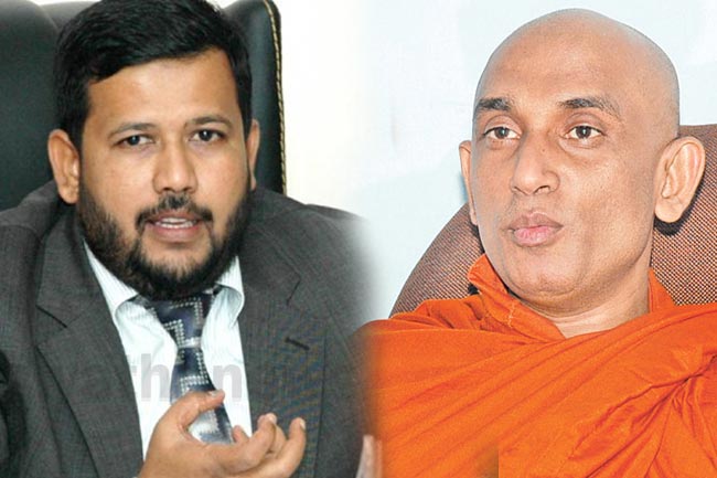 Prove charges without acting, Rishad calls on Rathana Thero