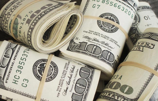 Fake USD notes found on man arrested for financial fraud