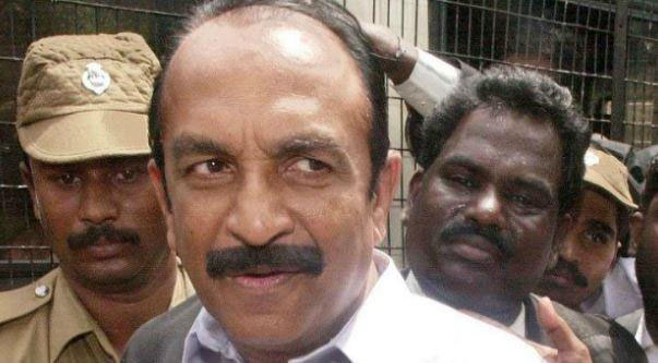 Vaiko sentenced to 1 year in prison for sedition