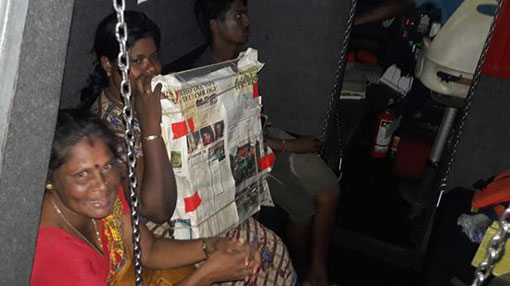 Navy assists distressed ferry passengers in Northern seas