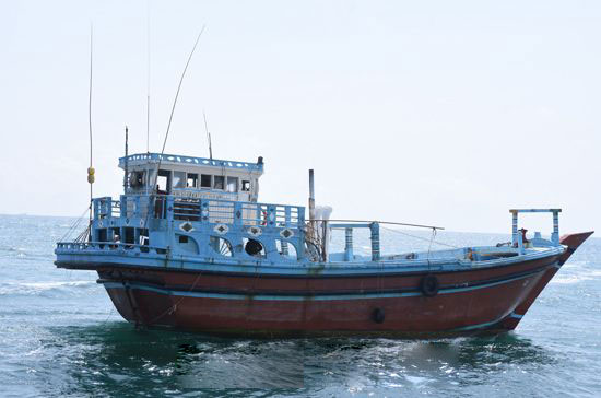 Foreign vessel linked to narcotics trafficking brought to Colombo harbour