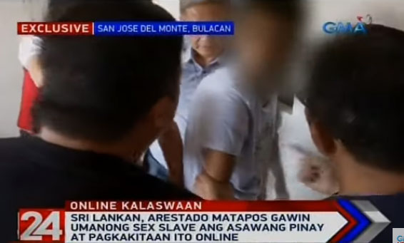 Sri Lankan turns Filipina wife into cybersex slave, molests stepdaughter