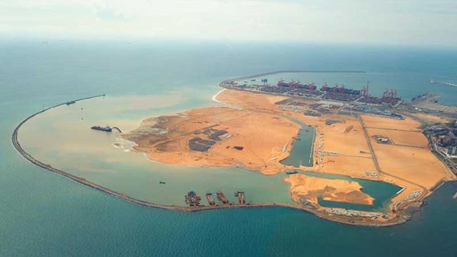 Port City land assigned under Colombo Divisional Secretariat