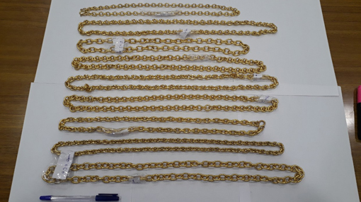 Nine Lankan passengers busted with gold chains worth over Rs 20mn