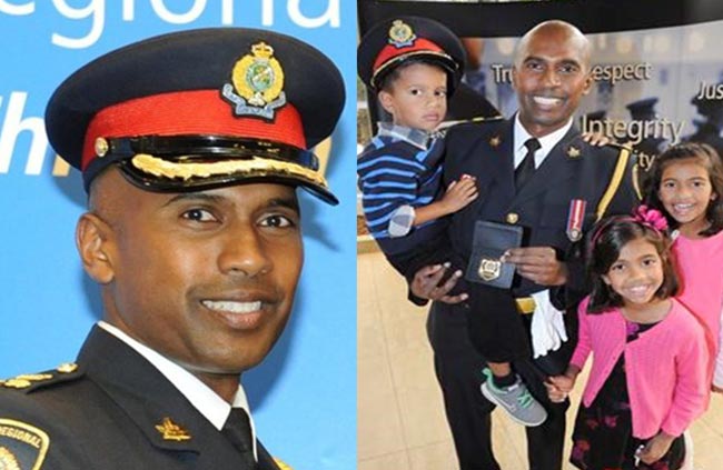 Sri Lankan born officer becomes Chief of a Canadian regional police