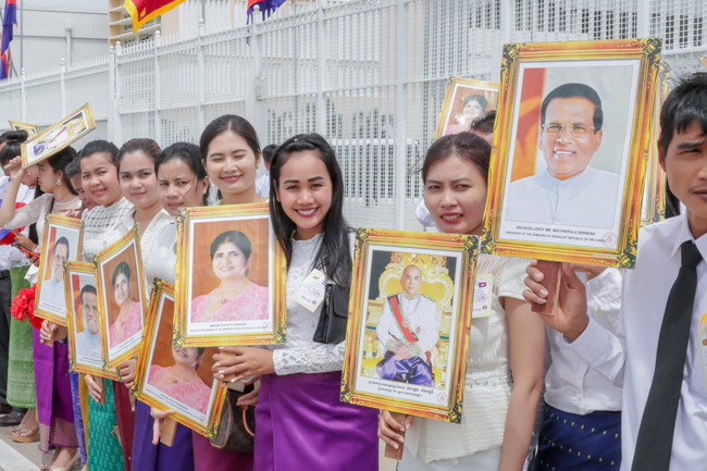 Presidents visit to Cambodia...