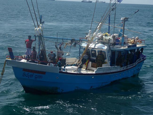 Sri Lankan fishermen detained in Seychelles