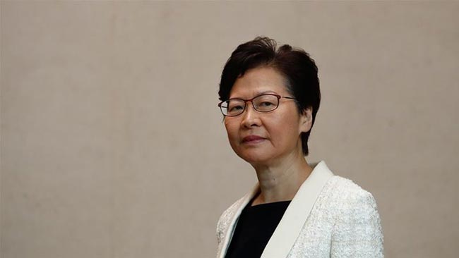 Hong Kong leader declares formal withdrawal of extradition bill