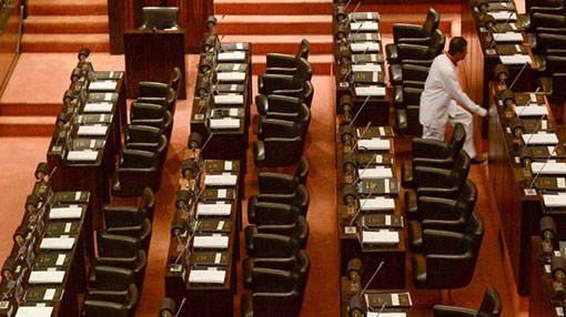 Parliament adjourned due to lack of govt MPs