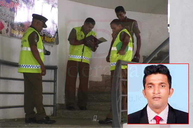 Suspect surrenders over murder by stabbing at Kamburupitiya