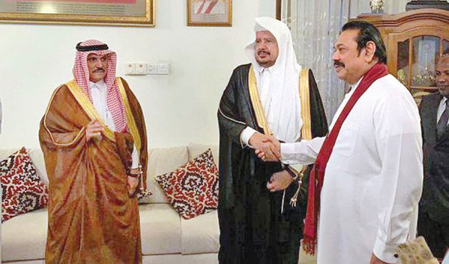 Saudi delegation in Sri Lanka for high-level talks