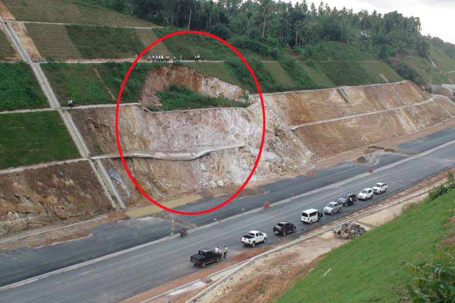Landslide affects part of Southern highway