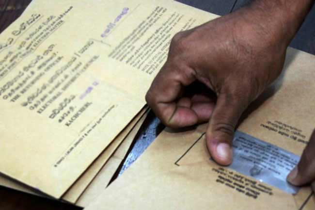 Postal vote applications accepted from today