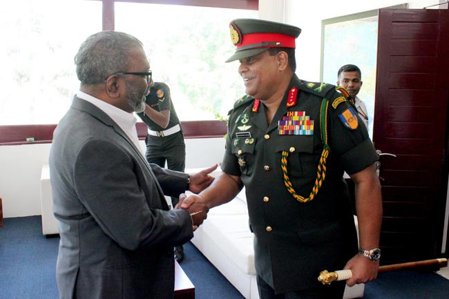 Army Chief and Raghavan discuss North land release