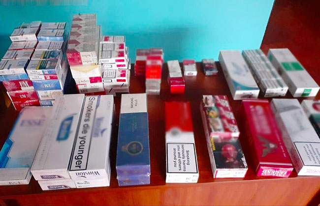 Suspect arrested with stock of illegal cigarettes