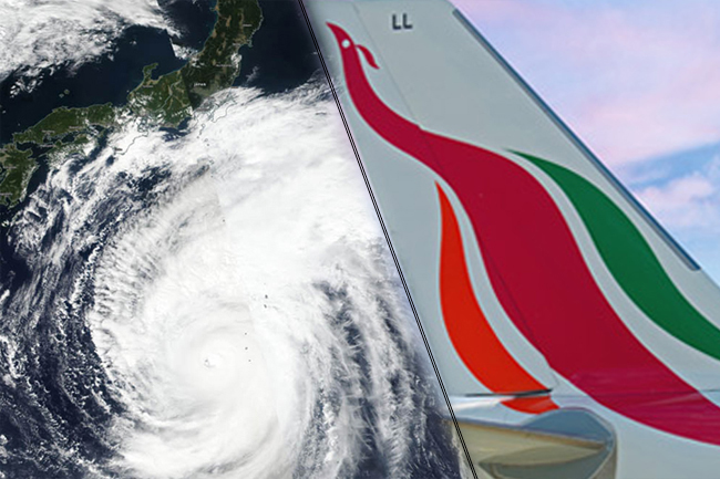 SriLankan delays Japan-bound flight due to Typhoon Hagibis