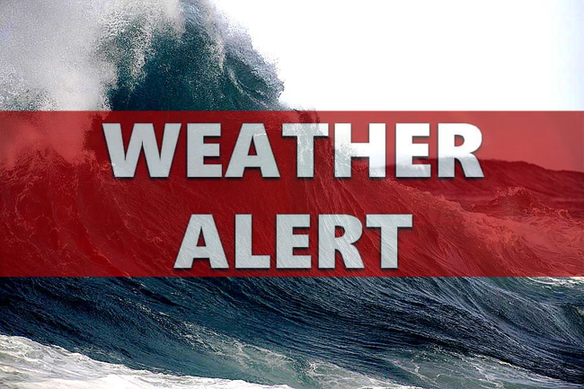 Strong winds, heavy rains in north-western sea areas