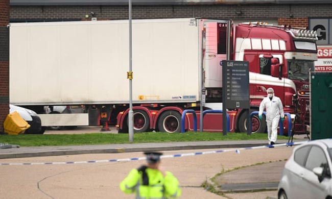 Essex lorry deaths: 39 found dead identified as Chinese nationals