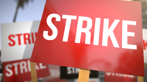 Supplementary & paramedic health officials on strike