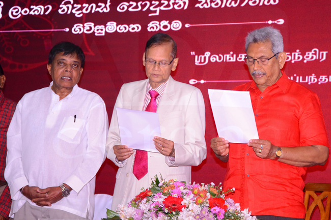 Sri Lanka Nidahas Podujana Sandhanaya established