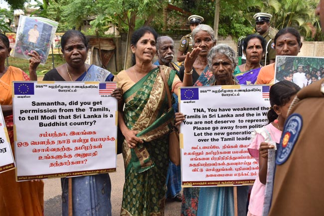 Families of the Disappeared demand answers from Tamil leaders