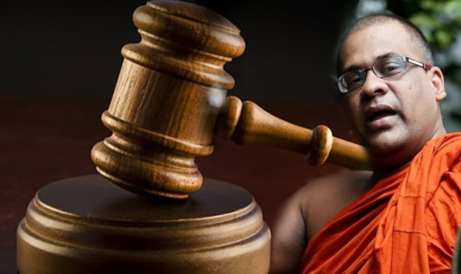 Contempt of court case against Gnanasara Thero fixed for Feb. 17