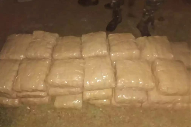 Navy nabs suspect with 83kg of Kerala Cannabis