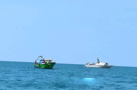 Three Indian fishermen arrested in Sri Lankan waters