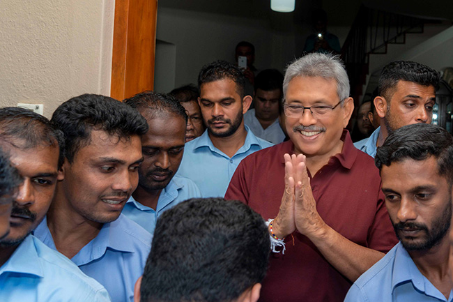 New President of Sri Lanka...