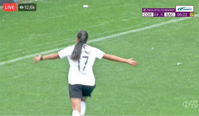 Womens football: Why a scoreboard in Brazil read 0.8 after a goal