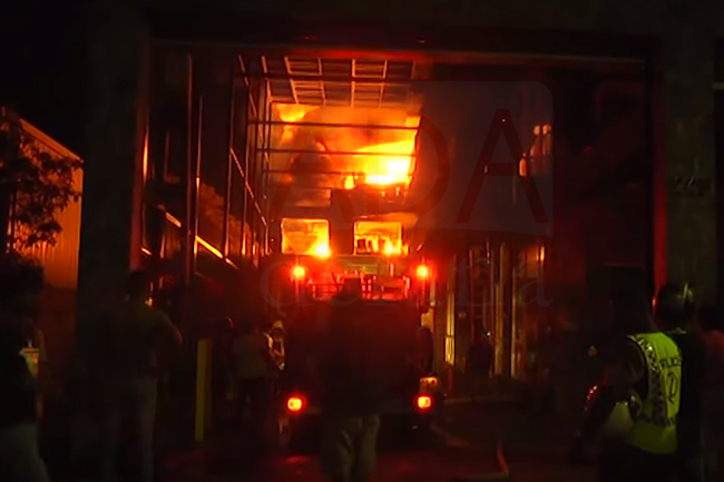Fire breaks out at chemical factory