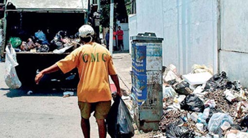 Colombos garbage collection times revised