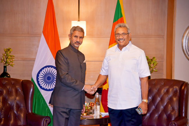 President meets Indian External Affairs Minister