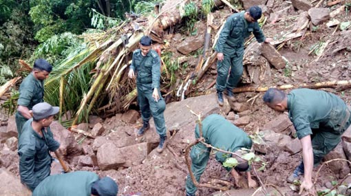 Another body of missing landslide victims recovered