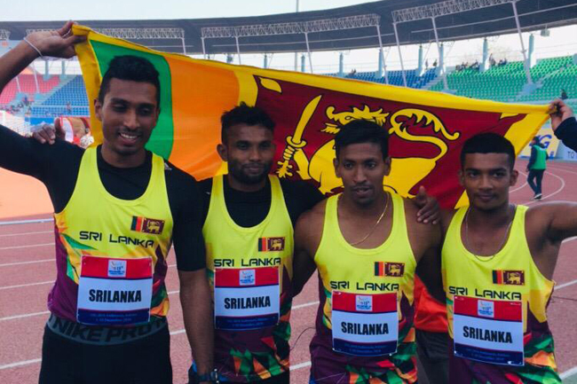 SAG 2019: Sri Lanka scoop more golds with record in Mens 100x4 relay