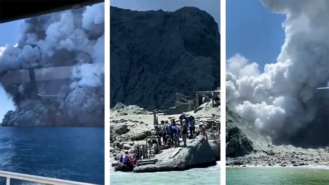 New Zealand volcano eruption leaves 1 dead, tourists missing