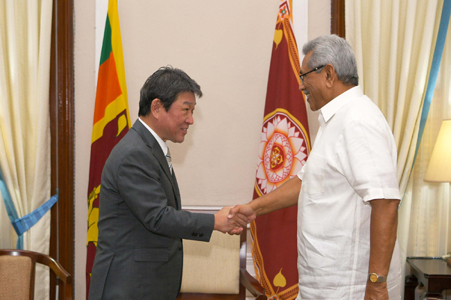 Japanese Foreign Ministers visit to Sri Lanka