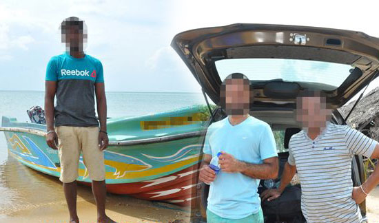 Iranian and two Sri Lankans arrested by navy