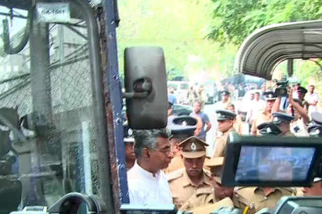 Patali Champika taken to Colombo Magistrates Court