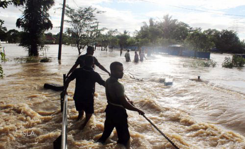 Troops continue flood relief operations