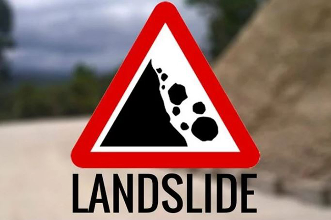 Landslide early warning issued for 6 districts