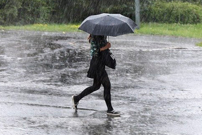 Afternoon thundershowers possible today