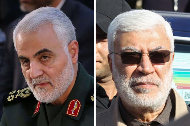 Two Iranian, Iraqi military leaders killed in US air strike