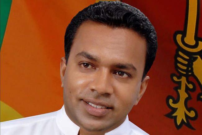 Waruna Liyanage takes oath as UPFA MP, sits in Opposition