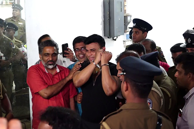 Ranjan Ramanayake under arrest