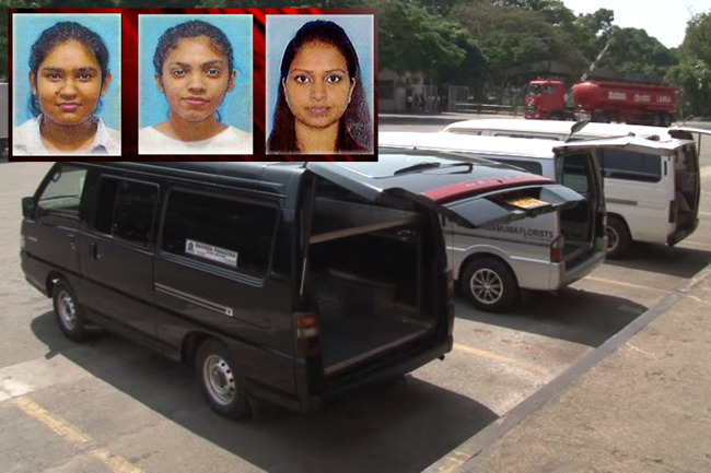 Remains of three students who died in Azerbaijan arrive in Sri Lanka