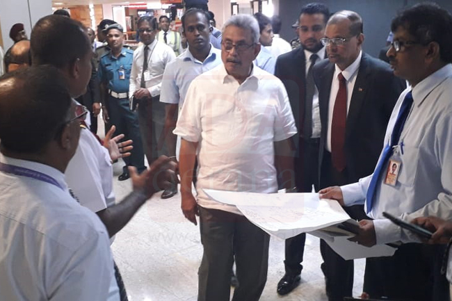 President on inspection at BIA