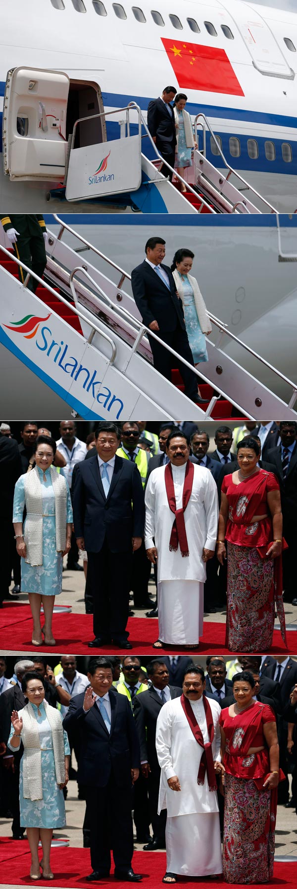 Chinese President in Sri Lanka...