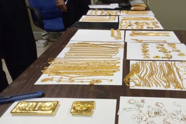 Two Duty Free employees busted with gold at BIA